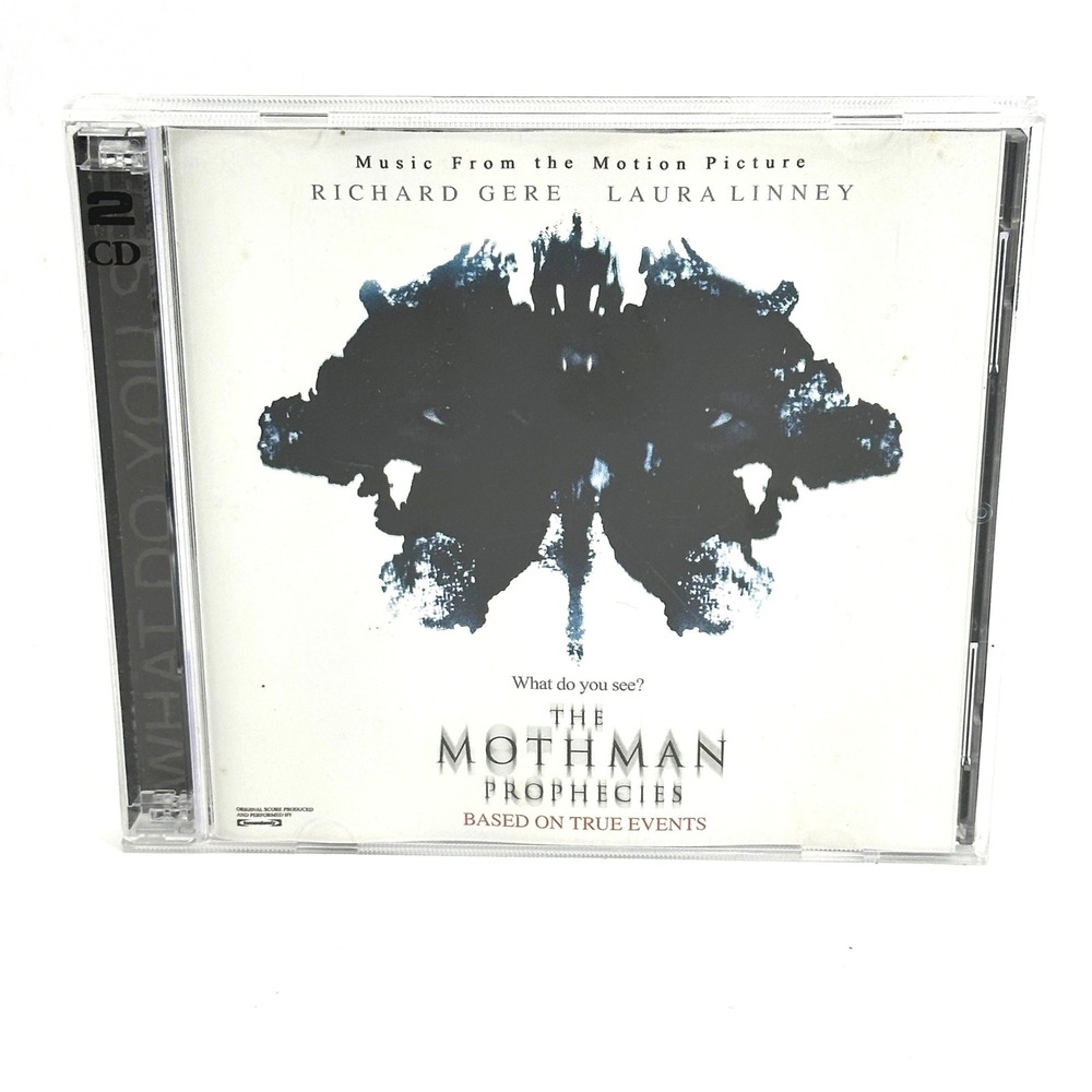 THE MOTHMAN PROPHECIES - RARE Original Soundtrack 2xCD - Lakeshore 2001 - in VGC